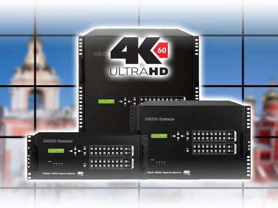 DMX302x 4K60 Scaling Matrices at your fingertips!
