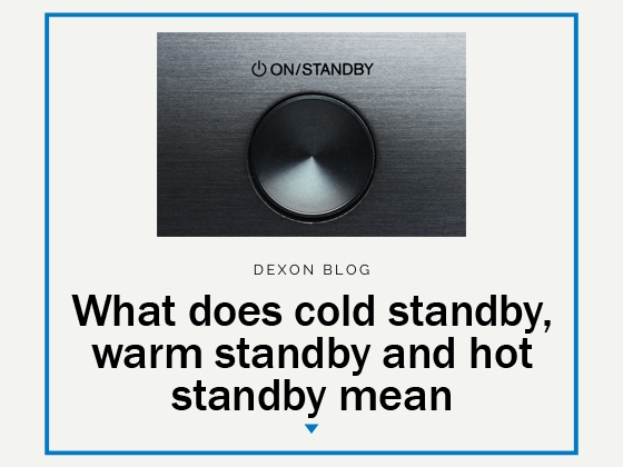 What does cold standby, warm standby and hot standby mean? 