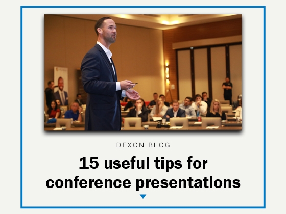 15 useful tips for conference presentations