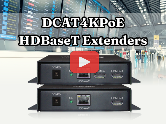DCAT4KPoE HDBaseT Extenders 