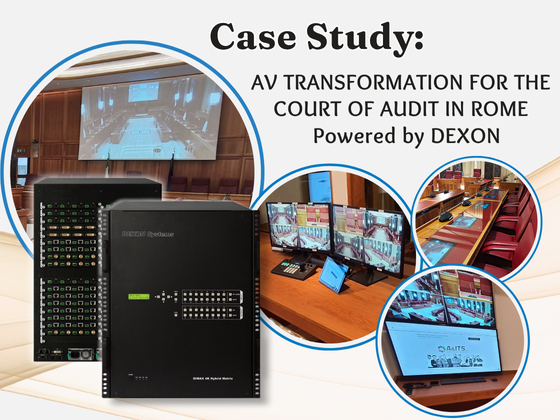 AV Transformation for the Court of Audit in Rome - Powered by DEXON