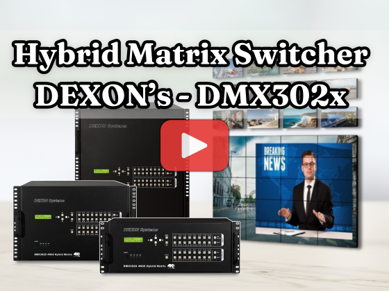 Modular Matrix Switcher DEXON's DMX302x