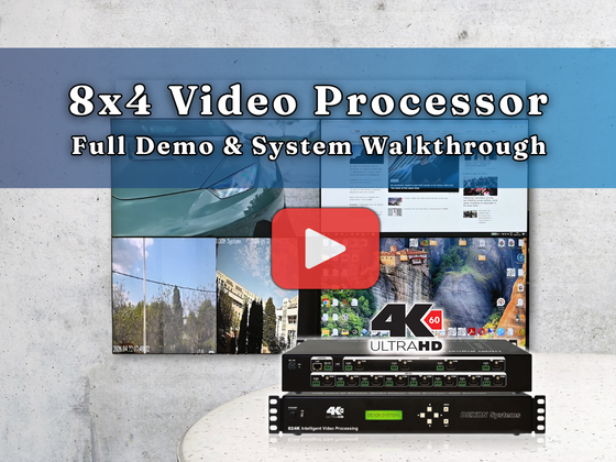 DVP824K Video Processor – Full Video Demonstration