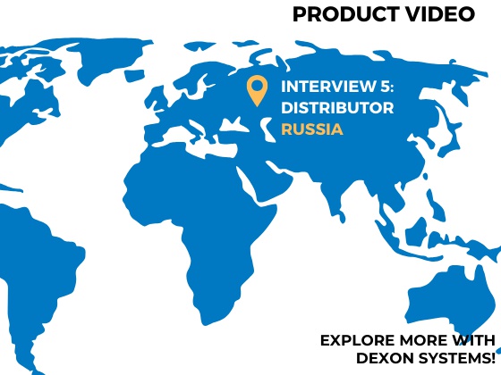 Russian Distributor's installation example with DIVIP804KC