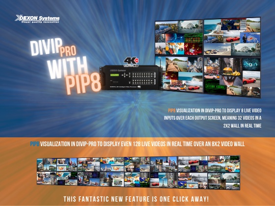 Request your DIVIP-PRO models with PIP8 now!