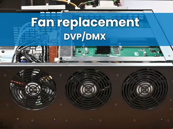 Fan replacement DVP/DMX