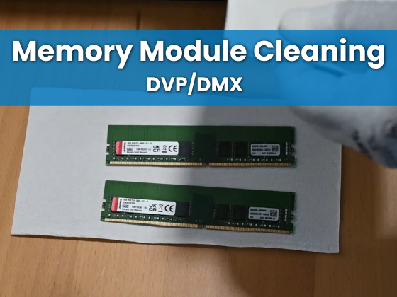 Memory Module Cleaning DVP/DMX