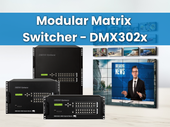 DMX302x Modular Matrix Switcher