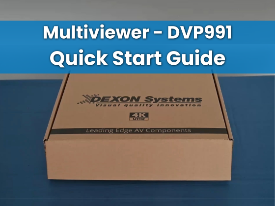 DVP991 Quick Start Guide