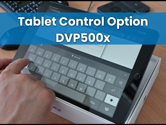 Tablet control option DVP500x