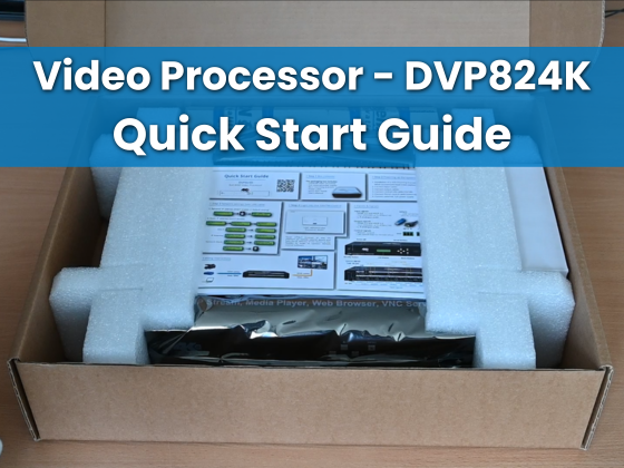 DVP824K Quick Start Guide