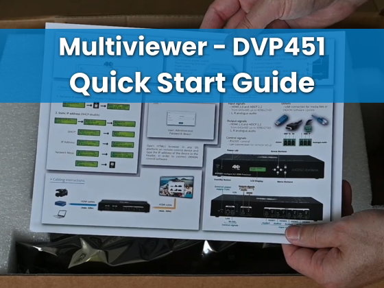 DVP451 Quick Start Guide
