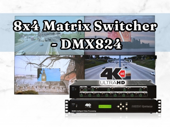 DEXON's 8x4 Matrix Switcher-DMX824