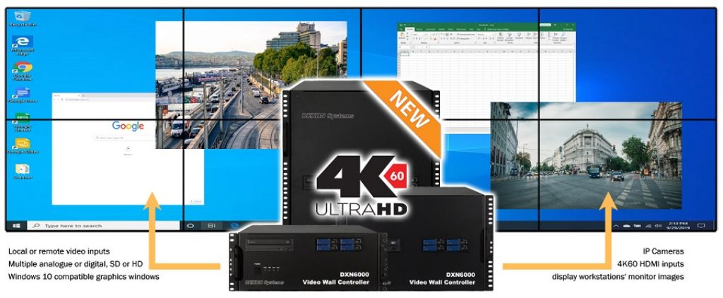 DXN6200 4K60 video wall controller